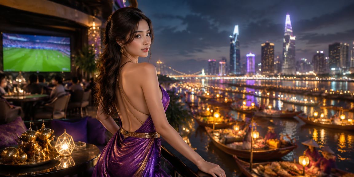 Người chơi tại bãi biển TP.HCM theo dõi kết quả cá cược thể thao trên điện thoại