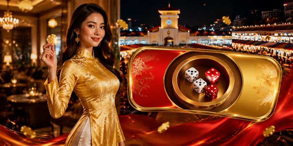 Người chơi tại Hồ Chí Minh trải nghiệm sòng bài trực tuyến linkbong88 với trang phục áo dài truyền thống